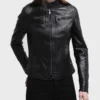 Biker Black Leather Jacket