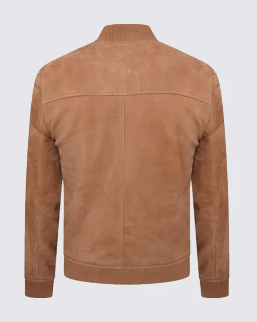 Brown Suede Leather Jacket