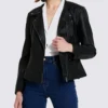 Lambskin Black Biker Leather Jacket