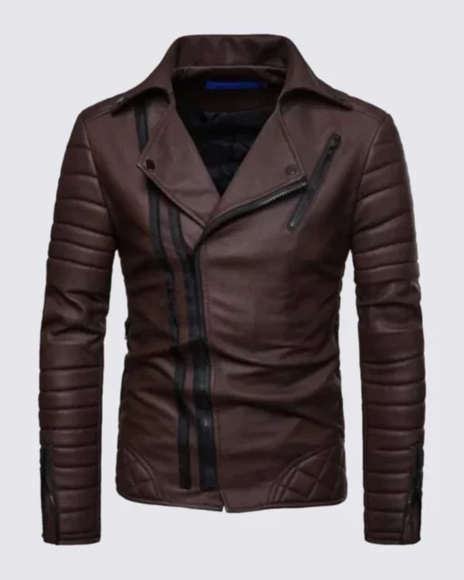 Men's Brown Leather Jacket