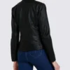 Real Lambskin Black Leather Jacket