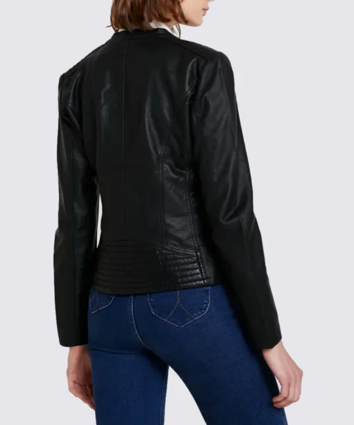 Real Lambskin Black Leather Jacket