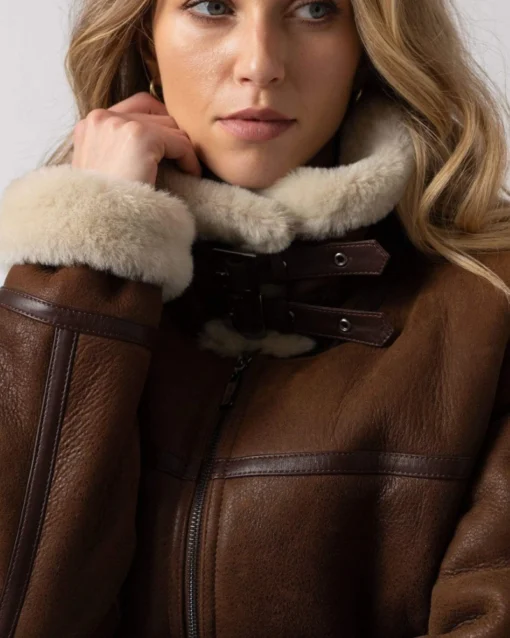 Sheepskin Brown Leather Jacket