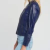 Short-Rounded-Collar-Womens-Leather-Jacket