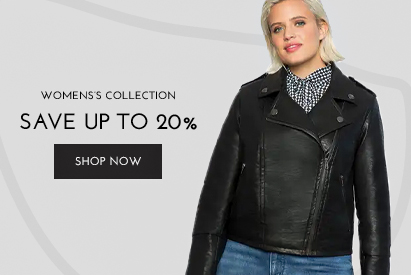 women leather jacket banner