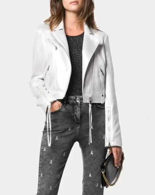 White Leather Jacket