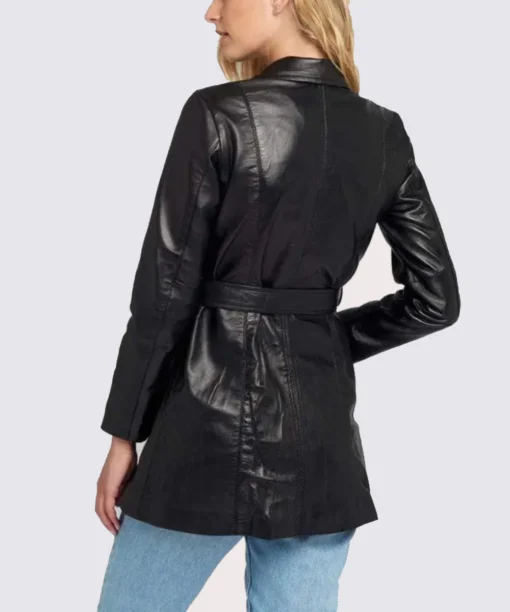 Women Black Leather Jacket