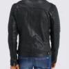 Black Biker Jacket For Men