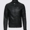 Casual Biker Leather Jacket