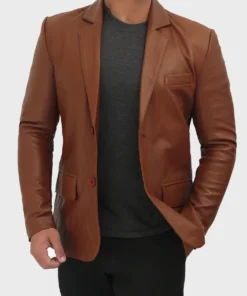 Men Brown Blazer