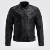 Mens Black Biker Jacket