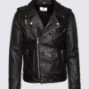 Mens Jacket Black Biker