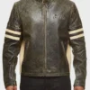 Royal Enfield Cafe Racer Leather Jacket