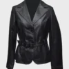 Women Black Long Jacket