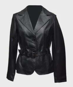 Women Black Long Jacket