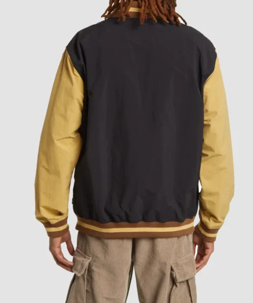 Athletic Nylon Bomber Jacket