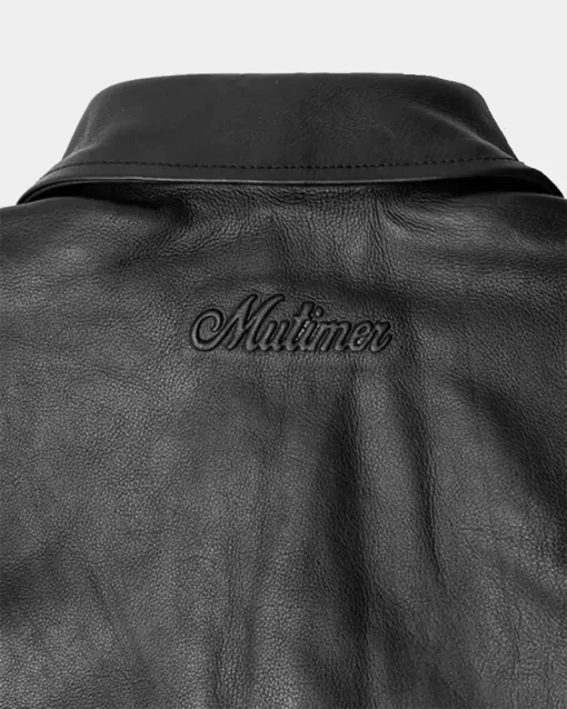 Mutimer Leather Jacket Close Up