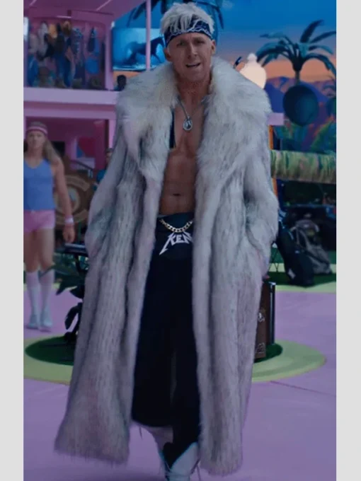 Barbie Ryan Gosling Ken Fur Coat