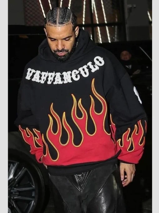 Drake Vaffanculo Flame Hoodie