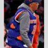 New York Knicks Spike Lee Blue Sleeveless Puffer Vest