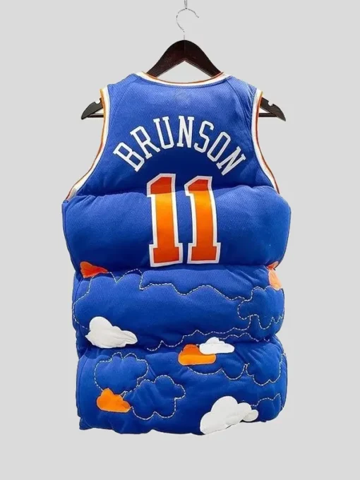 Jalen Brunson New York Knicks Puffer Vest