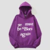 Ye Must Be Born Again Hoodie Purple