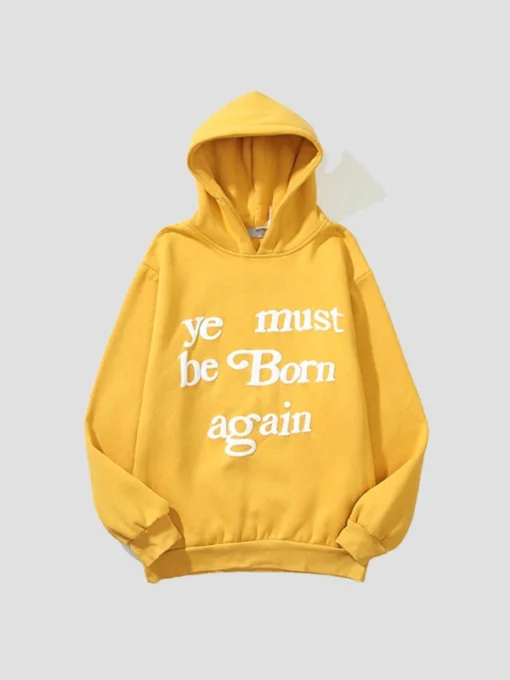 Ye Must Be Born Again Hoodie Yellow