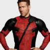 Deadpool 3 Red Leather Jacket