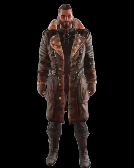 Fallout 4 Distressed Leather Elder Maxson Coat