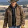 Yellowstone Season 4 John Dutton Quilted Jacket