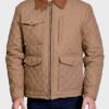 John Dutton Yellowstone Brown Quilted Jacket