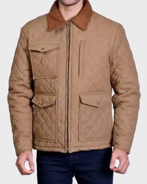 John Dutton Yellowstone Brown Quilted Jacket