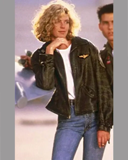 kelly mcgillis top gun jacket