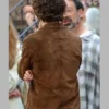 A Complete Unknown Timothee Chalamet Brown Jacket