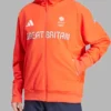 Team GB Men's Presentation Orange Hoodie