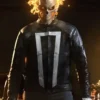 Agents Of Shield Ghost Rider Black Leather Jacket