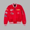 Alpha Industries Ma-1 Chiefs Red Bomber Jacket