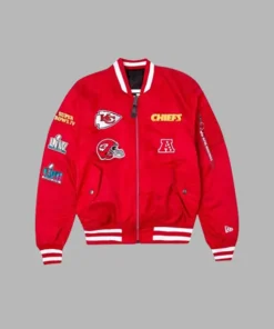 Alpha Industries Ma-1 Chiefs Red Bomber Jacket