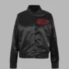 San Francisco 49ers Black Satin Jacket for Sale