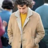 A Complete Unknown Bob Dylan Shearling Jacket