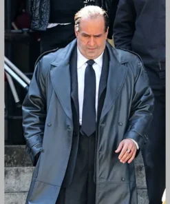 Oswald Cobblepot The Penguin Black Leather Coat