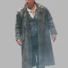 The Penguin Oswald Cobblepot Grey Shearling Coat