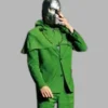 Robert Downey Jr Green Suit in Doctor Doom