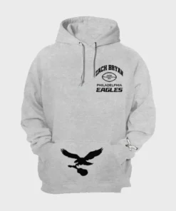 Grey Pullover Eagles Zach Bryan Hoodie