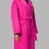 Emily Cooper Lily Collins Pink Coat