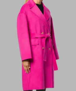 Emily Cooper Lily Collins Pink Coat