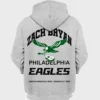 Eagles Zach Bryan Hoodie Grey