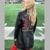 Kansas City Brittany Mahomes Chiefs Leather Coat