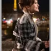 Emily in Paris Season 4 Emily Cooper Tweed Ruffled Coat