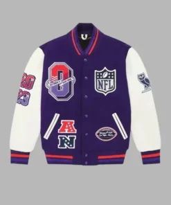 Ovo X Nfl Super Bowl Lviii Varsity Jacket for Men